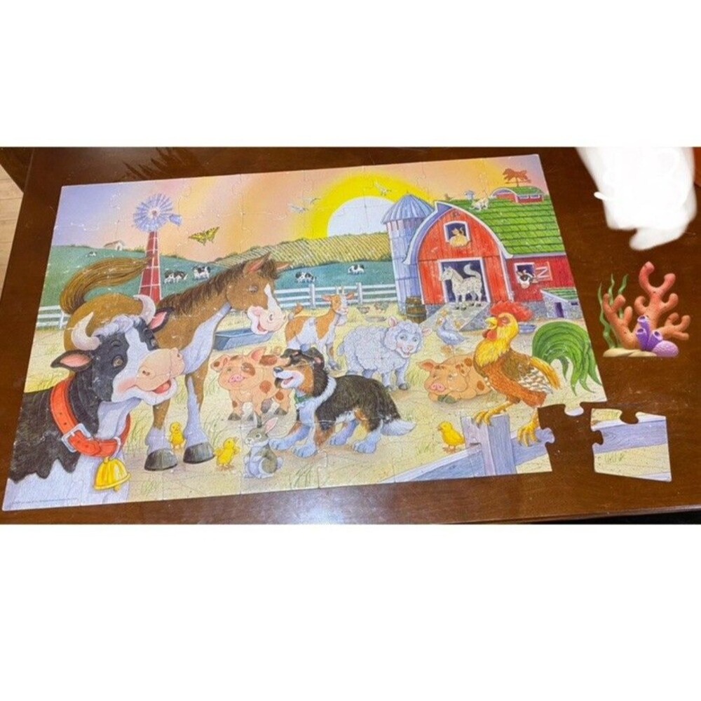 2009 Twin Sisters At The Farm Giant Floor Puzzle